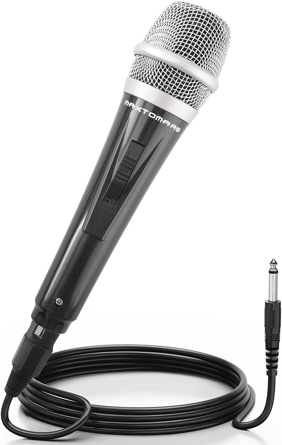 Adamantite Dynamic Musical instrument Microphone for Singing with 3.5M11.40 ft XLR Cable, Handheld Mic for Karaoke Singing, Speech, Wedding, Stage and Outdoor Activity