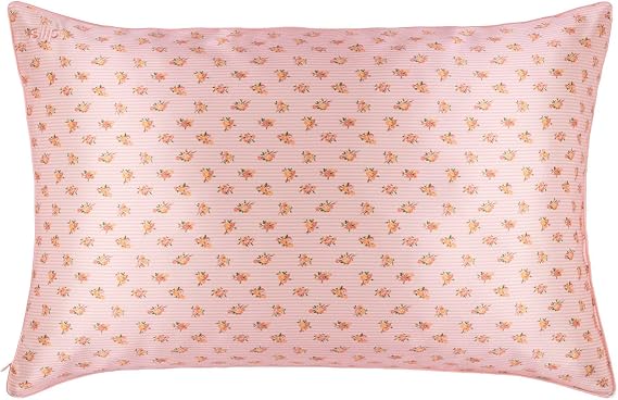 Slip Silk Queen Silk Pillow Cases - 100% Pure 22 Momme Mulberry Silk Pillowcase for Hair and Skin - Queen Size Standard Pillow Case - Anti-Aging, Anti-Bedhead, Anti-Sleep Crease, Petal (20" x 30")