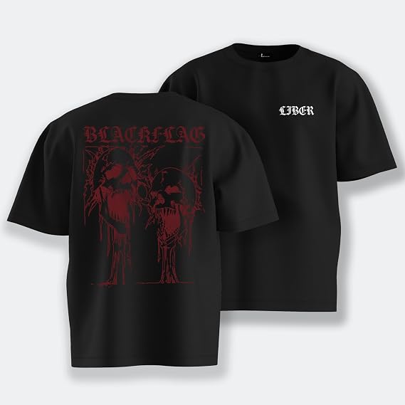 BlackFlag -%100 Pamuk Oversize T-shirt