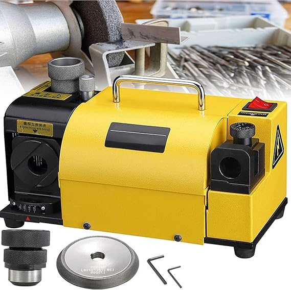 Electric Drill Sharpener for 3-20 mm Bits, Adjustable Angle 95°-135°, Multitasking Tool for Precision Sharpening