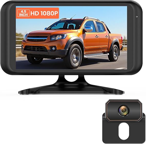 AUTO-VOX Wireless Reversing Camera Kit with 4.5" 1080P HD Monitor