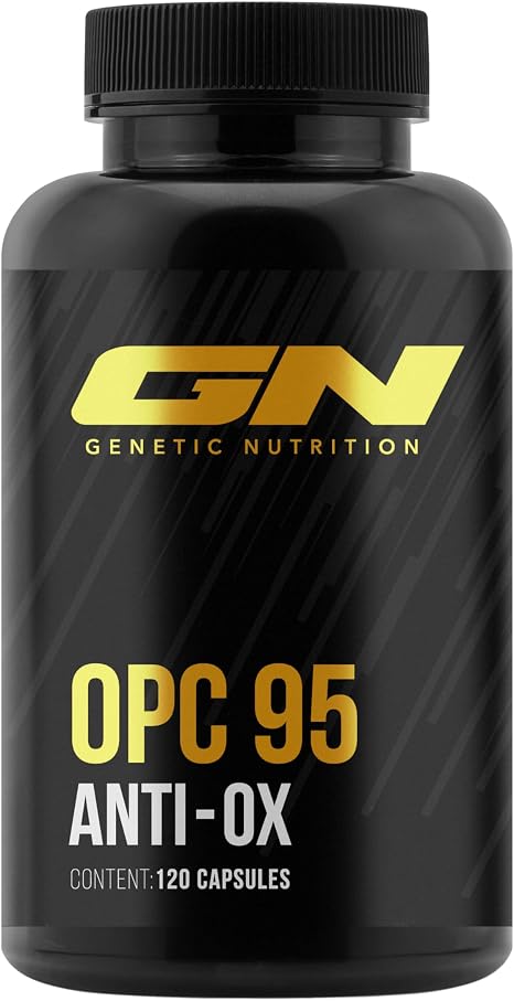 GN Laboratories OPC 95 - 120 Capsules - High Dose Grape Seed Extract (95% Purity) - Vegan & Free from Additives - Laboratory Tested - Made in Germany