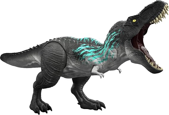 Mattel ジュラシックワールド パワーパック ティラノサウルス レックス アクションフィギュア Tレックス 胴体の成長とスパイク革命 バイトと轟音 JKG92