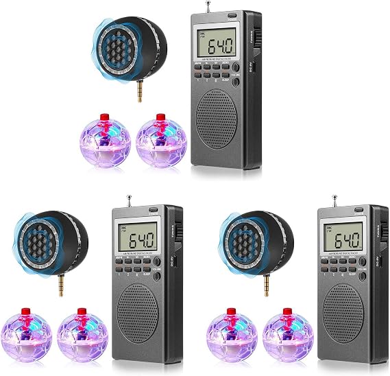 12Pcs Spirit Box Equipment Kit,with 2 LED Cat Ball 1 Spirit Box Speaker Paranormal Equipment Kit for Home Outdoor