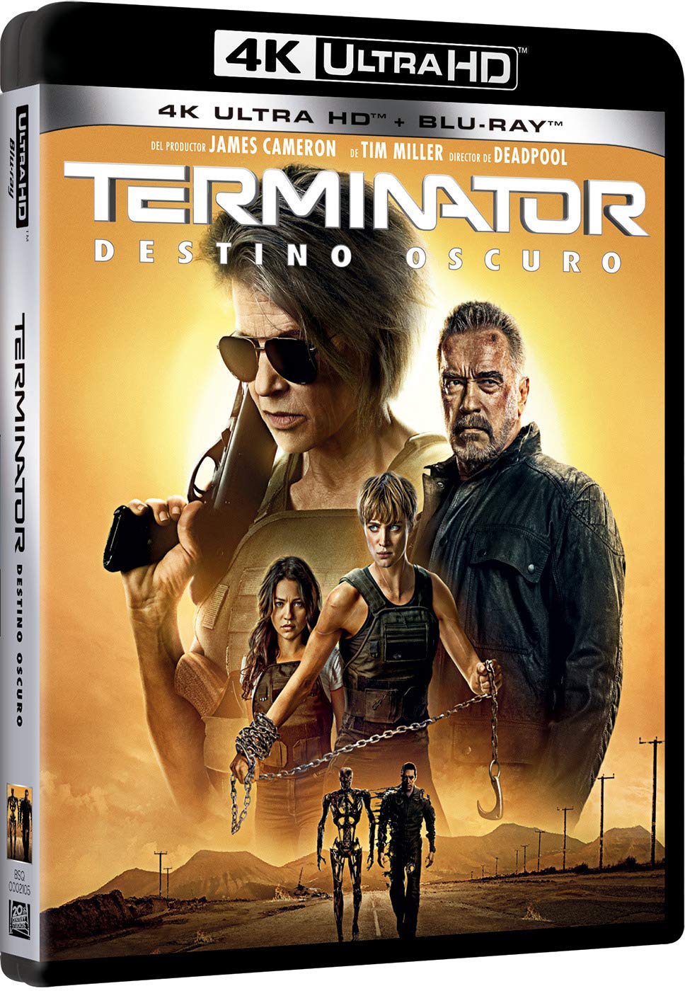 Terminator Destino Oscuro (Dark Fate) (2019) (Tim Miller) (4K UHD + Blu-ray)