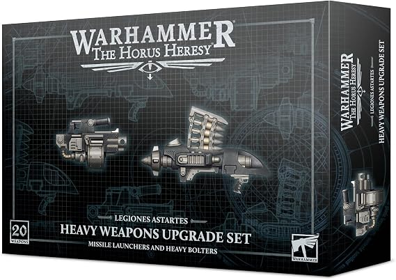 Warhammer Games Workshop 30k - Legiones Astartes: Missile Launchers & Heavy Bolters, Black