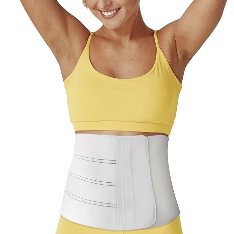 ARMSTRONG AMERICA Abdominal Binder Post Surgery Tummy Tuck | Postpartum Belly Band Wrap | Post C Section Belly Binder | Stomach Compression Hernia Belt For Women & Men Waist Binder Hysterectomy (XL)
