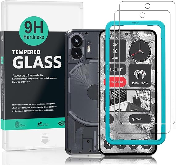 Ibywind 2 Pack Screen Protector For Nothing phone (2) 5G 6.7",9H Hardness Tempered Glass,Easy to Install