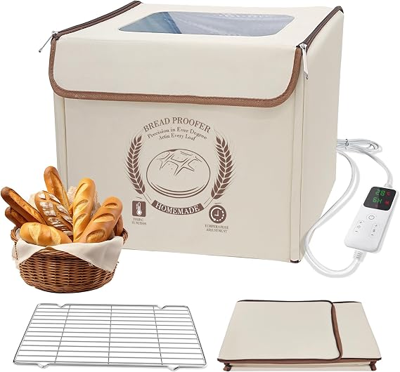 Bread Proofing Box with Heating, Dough Proofing Box with Temp Ctrl