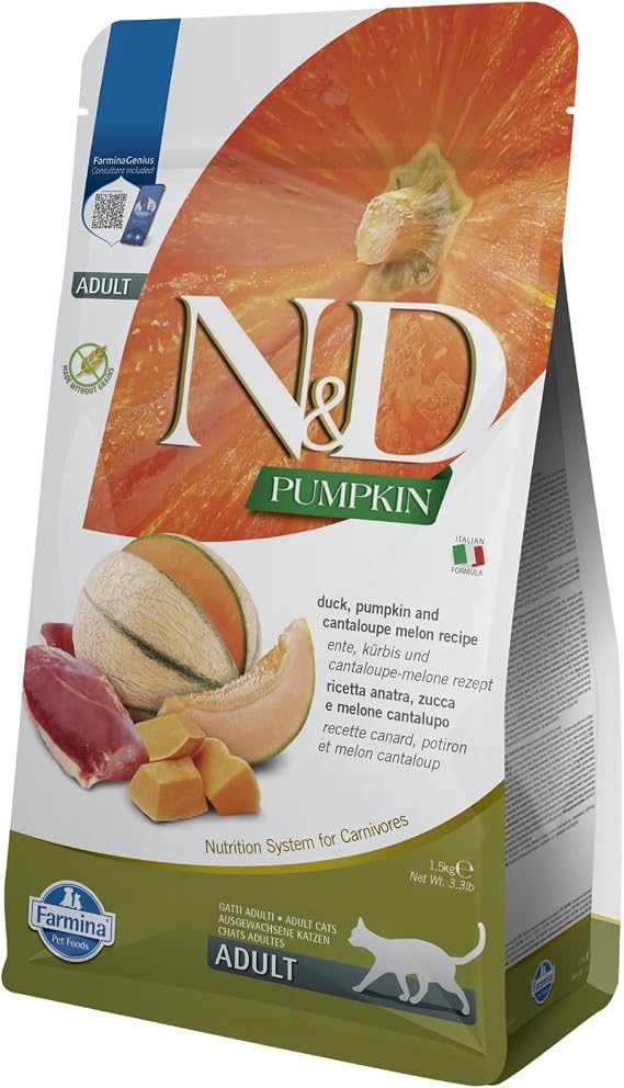 N&D Pumpkın Tahılsız Kedi Ördek & Kavun 1.5 kg