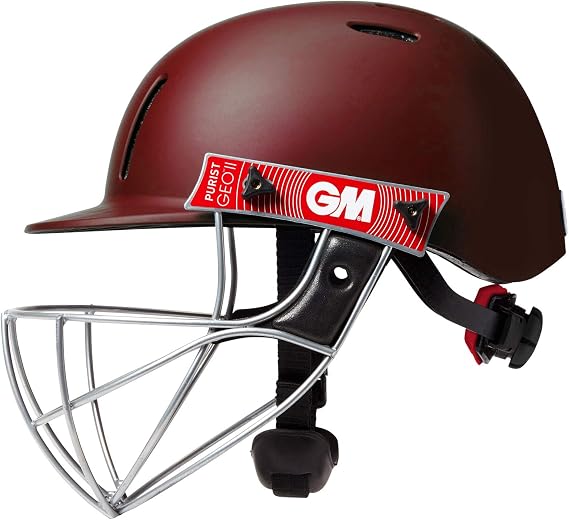 Gunn & Moore Purist Geo Cricket Helmet Batsman Protection Size Jnr & Snr