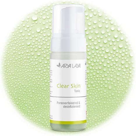 ARYA LAYA Clear Skin Tonic 125ml Gesichtswasser klärend & erfischend verfeinert das Hautbild Hilfe gegen Pickel fettige & unreine Haut Mischhaut vegan