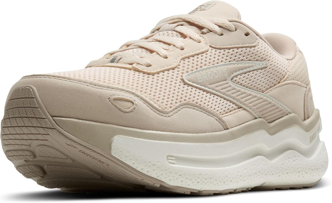Brooks レディース Ghost Max スエード/レザー ニュートラル ランニング&ウォーキングシューズ