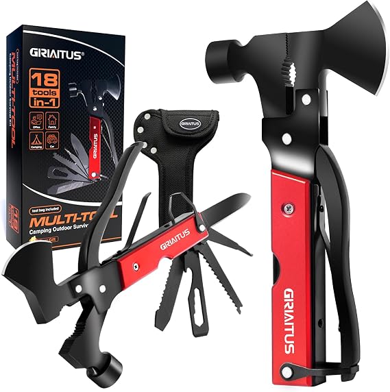 18in1 Multipurpose Tool Gifts for Men Women Camping Accessories