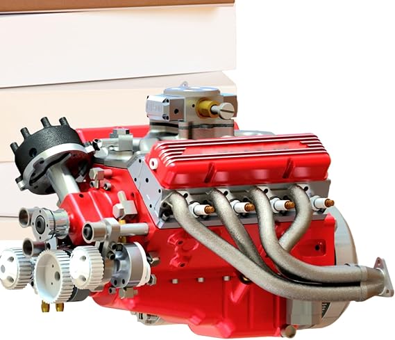 Car Engine Model for Kids Small Realistic Resin Decorative Sculpture