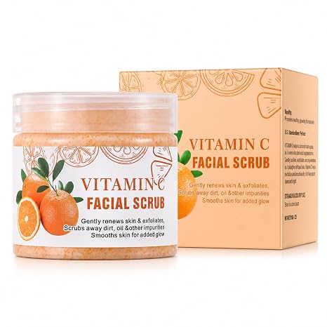 Vitamin C Face Scrub Deep Cleansing Face Scrub for All Skin Types