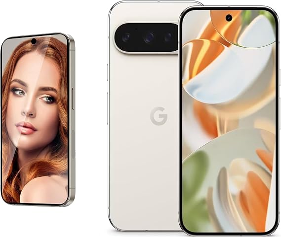 Google Pixel 9 Pro 5G ile Uyumlu Ayna (Mirror) 9H Kırılmaz Nano Ekran Koruyucu | Ekran Kapalıyken Ayna
