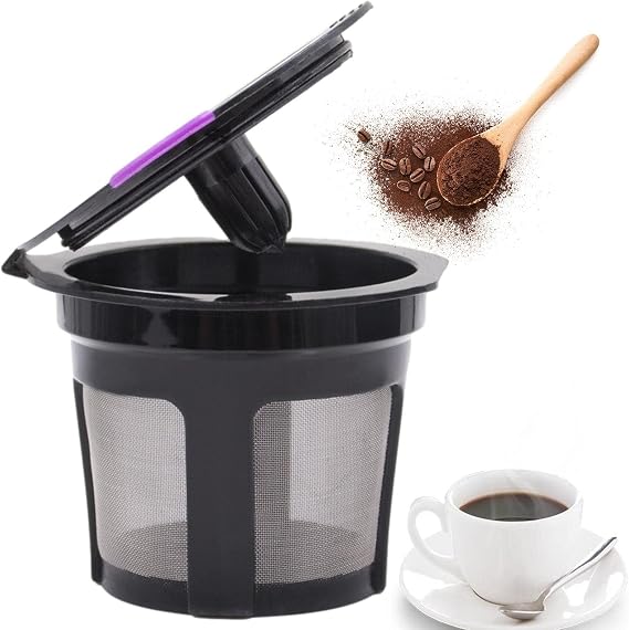 Reusable K-Cup Pods | Reusable Filters for Refillable Coffee, Mesh Coffee Strainer for 2.0 and 1.0, INI PLUS Series Coffee Maker, Easy to Clean