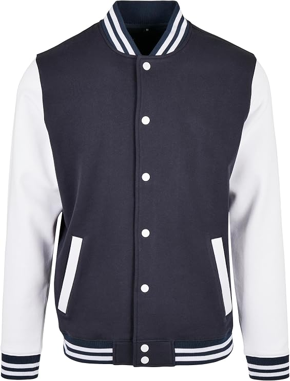 URBAN CLASSICS Lightweight College Jacket, Men's Lightweight College Jacket, Available in Multiple Colors, Sizes S to 5XL