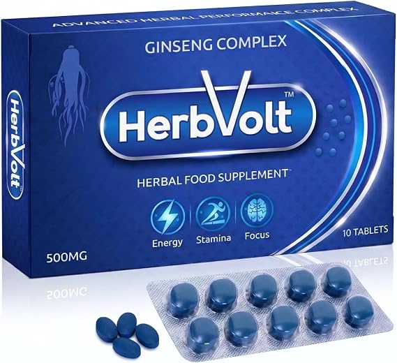 500mg |10 Tablets| High Stength|Fast Effect|100% Herbal| Male Power| Panax Ginseng|