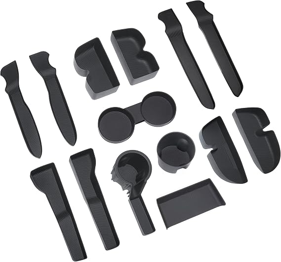 Interior Silicone Liner Insert Custom Fit for Toyota 4Runner 2010-2024, Silicone Organizer Tray for Toyota 4Runner Gen 5th only - Fully Covered - for 4Runner Accessories