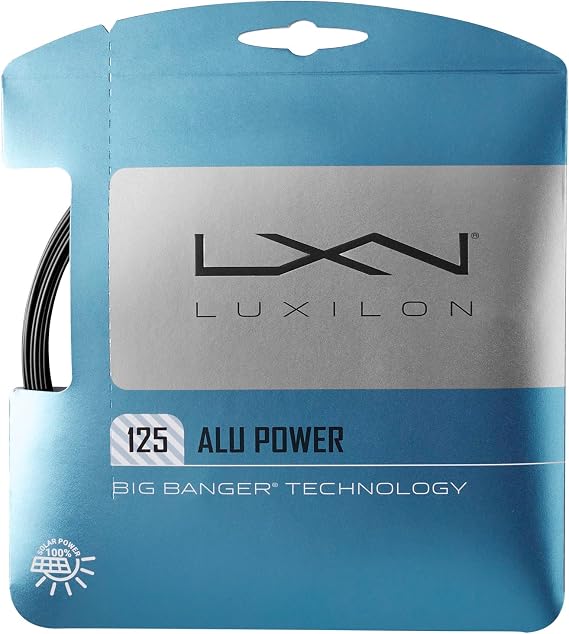 LUXILON WR8306901125 ALU POWER BLACK 125 Tennis String String Alpower Black 125 Single String Black