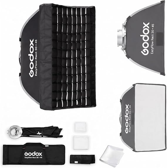 GODOX ソフトボックス EazyFlow Rect 30 × 45cm 長方形ソフトボックス。