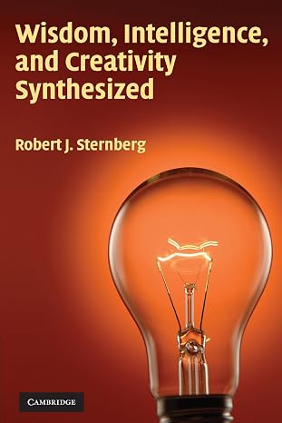 Wisdom, Intelligence, and Creativity Synthesized