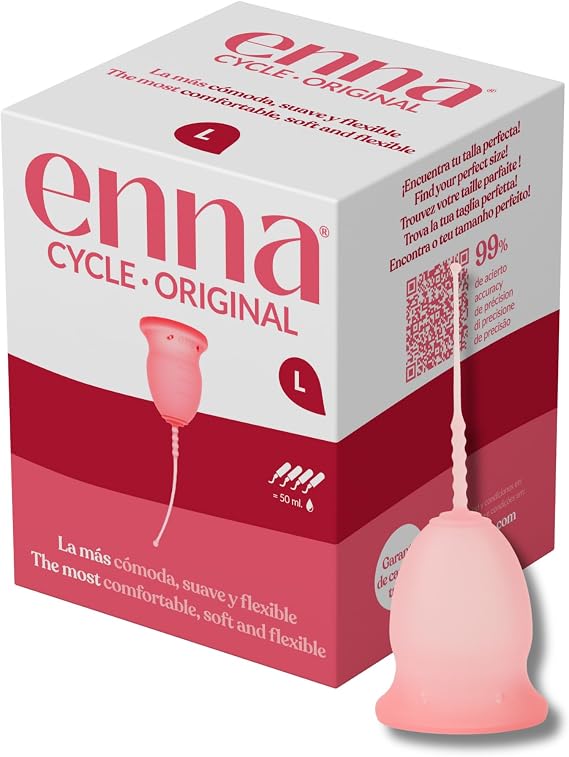 enna Cycle Original – 1 Menstrual Cup, Size L