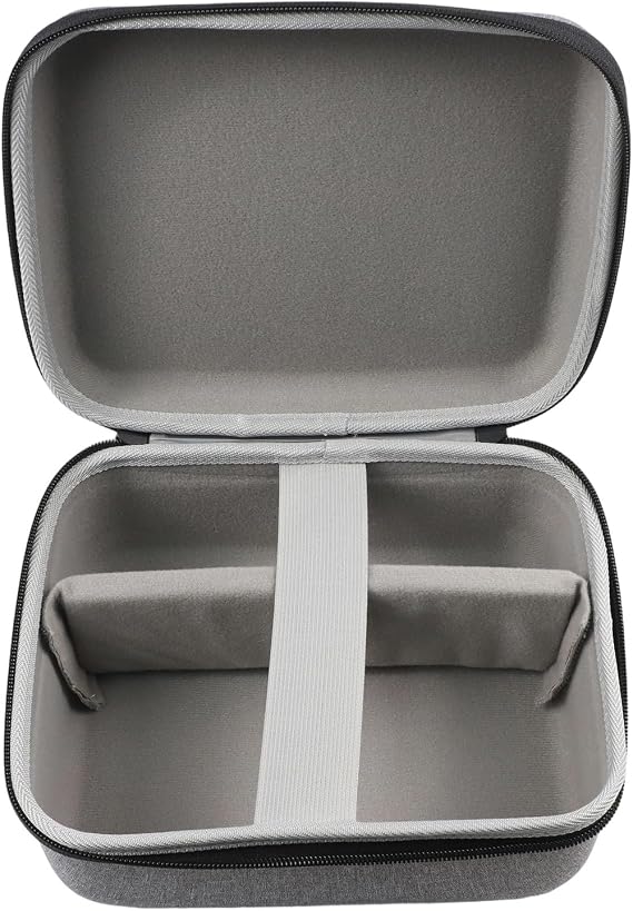 Projector Carrying Case for XGIMI MoGo 4 Shockproof Protective EVA Hard Shell Bag with 8mm Padding Portable Storage for Projector and Accessories Compatible