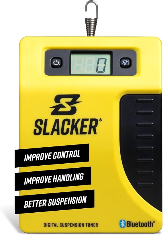 Slacker Digital Suspension Tuner With Bluetooth Set Rider Sag On Motorcycles, Mountain Bikes, Snowmobiles, UTVs, and Trucks (V5)