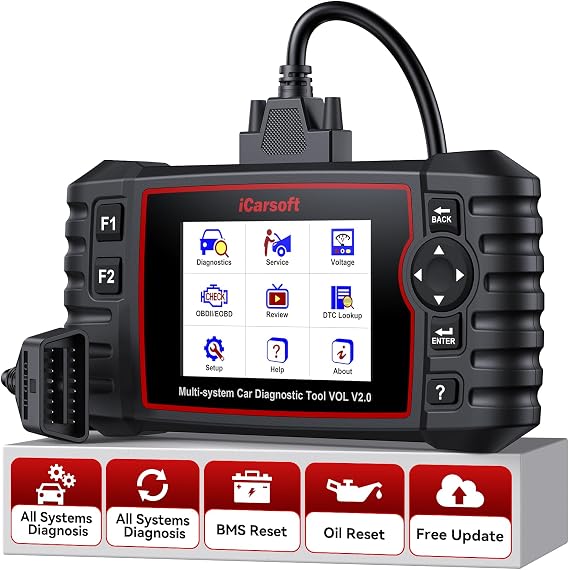 iCarsoft Vol V2.0 Universal Diagnostic Tool Professional and Powerful Vehicle Fault Diagnostic Tool for Volvo/SAAB