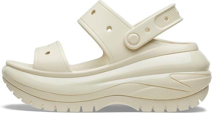 Crocs Unisex Classic Mega Crush Platform Sandals Wedge Sandals