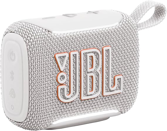 JBL Go5, Bluetooth Hoparlör, IP67, Beyaz