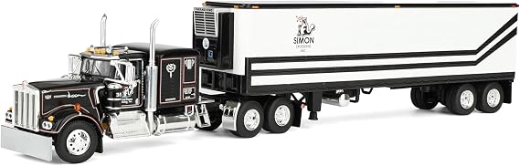 First Gear 1/64 ケンワース W900A 40フィートのビンテージリーファートレーラー付き ディック・サイモン・トラッキング DCPディーラー限定 60-2272
