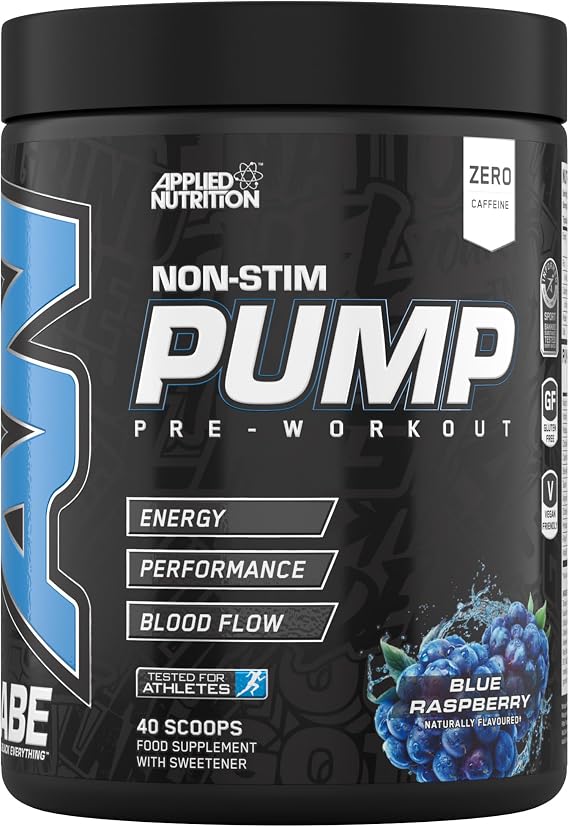 Applied Nutrition ABE Pump Non Stim Pre Workout - Blue Razz 500g