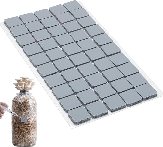 GREANER 50PCS Mushrooms Self Healing Injection Ports for Mushroom Grow Bags