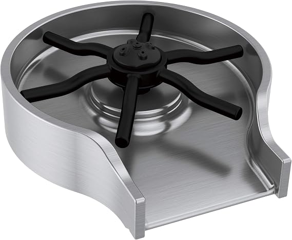 Delta Faucet Mutfak Lavaboları için Metal Cam Durulayıcı, Mutfak Lavabo Aksesuarları, Bar Cam Durulayıcı, Arktik Paslanmaz GR250-AR
