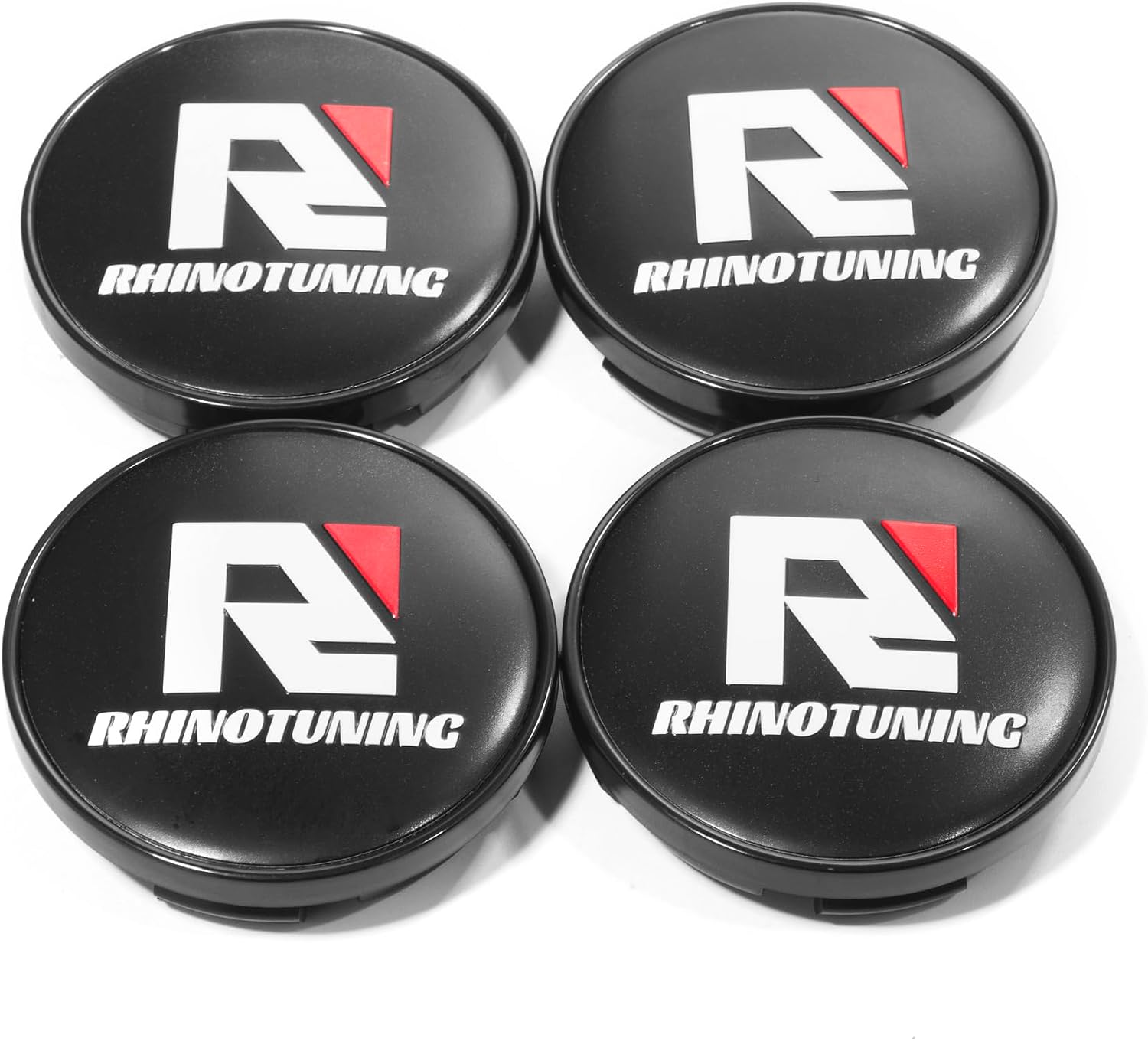 RhinoTuning 4 PCS 61 mm Private Brand Stickers Wheel Center Caps Compatible With Legacy Tribeca XV Crosstrek Outback Forester A3 A4 A5 A6 A8 FR-S, OD: 2.40" / 61 mm ID: 2.18" / 55.5 mm Black HubCaps