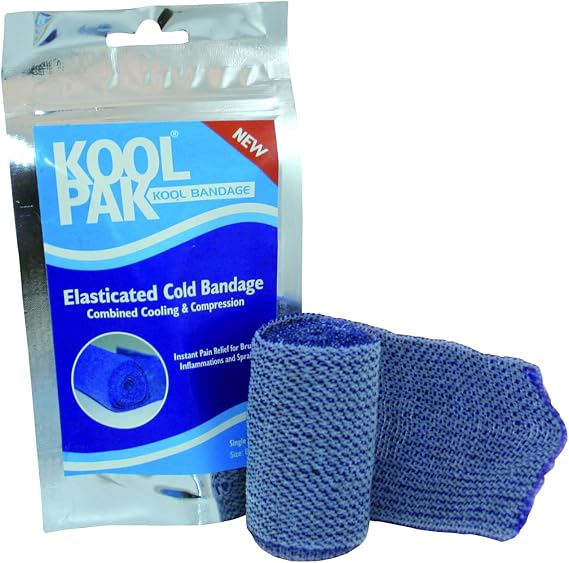 Kool Pak Cold Bandage Standard Sports First Aid Instant Pain Relief Strap Large