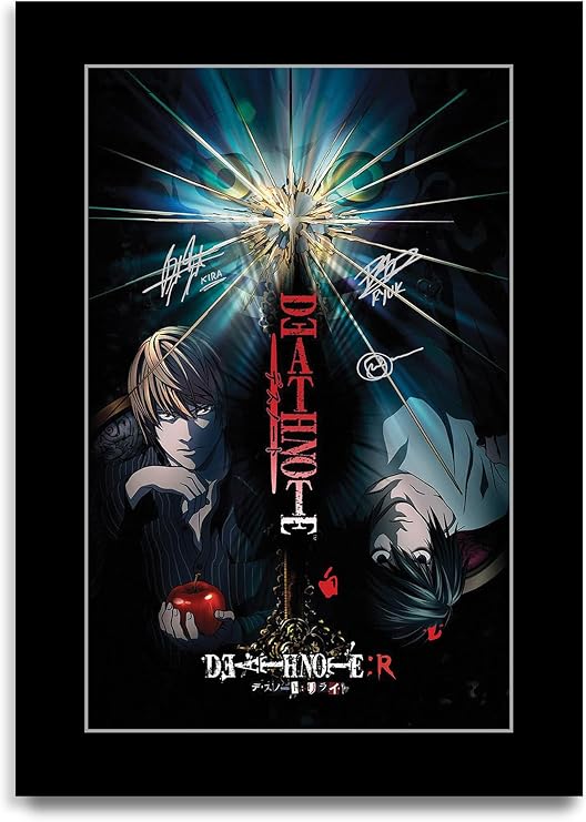 HWC Trading Death Note Gifts Printed Signed Autograph Poster for TV Memorabilia Fans (ID-003014) - A4 Print Only