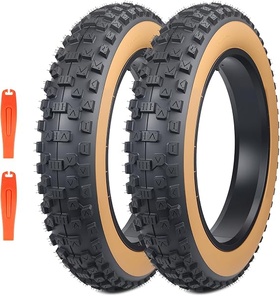 1/2パック ファットタイヤ Ebike マウンテンバイク 高耐久 高性能 耐摩耗性 スノーバイクタイヤ 20/26 x 4.3色
