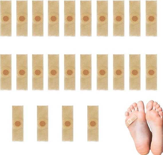 24 PCS Corn Plasters for Toes, Verruca Plasters, Corn Treatment for Feet, Corn Remover for Feet, Verruca Remover, for Toes Women's and Children's Foot Care Corns Small and Easy to Use