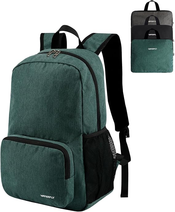 Waterfly 20L Foldable Backpack Daypack: Packable Travel Backpack