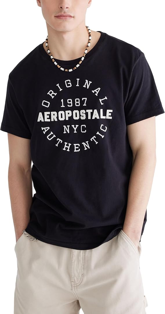 AEROPOSTALE Men's L2 Circle Short Sleeve Tee L2 Circle Short Sleeve Tee