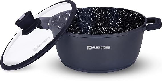 Müller Kitchen - pot (Die-cast aluminium, non-stick coating) (20 cm)