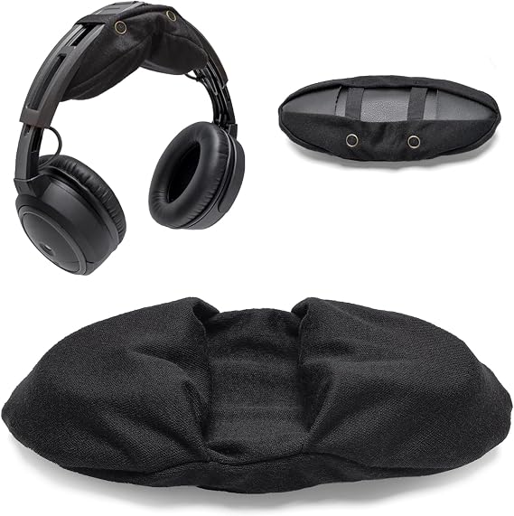 Voarmaks Bose A20 X A10 Havacılık Kulaklığı ile Uyumlu Süper Yumuşak Çift Köpük Kafa Bandı Minder Pedi