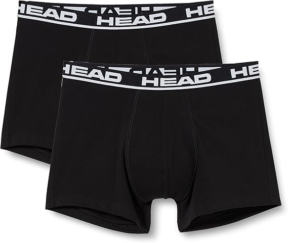 HEAD Men's BOXER, Black, M (pack of 2)