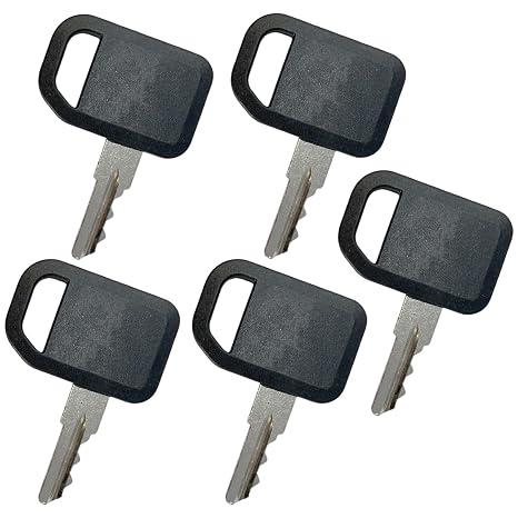 5 Pcs Replacement Ignition Keys AM131841 Start Switch Key JDG Key for John Deere Gator & Mowers 425 445 455 GT235 GT245, also for Bobcat Cub Cadet Ditch Witch