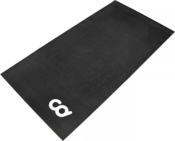 CyclingDeal Bike Trainer Floor Mat - Compatible with Indoor Exercise Stationary Bike Treadmill Elliptical Waterproof Gym Flooring Equipment - Indoor Cycle Stepper - Soft 30" x 60" (76 x 153cm)